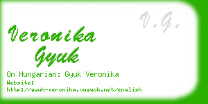 veronika gyuk business card